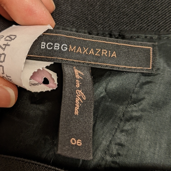 BCBG Max Azria Black Mini Skirt - Picture 3 of 4